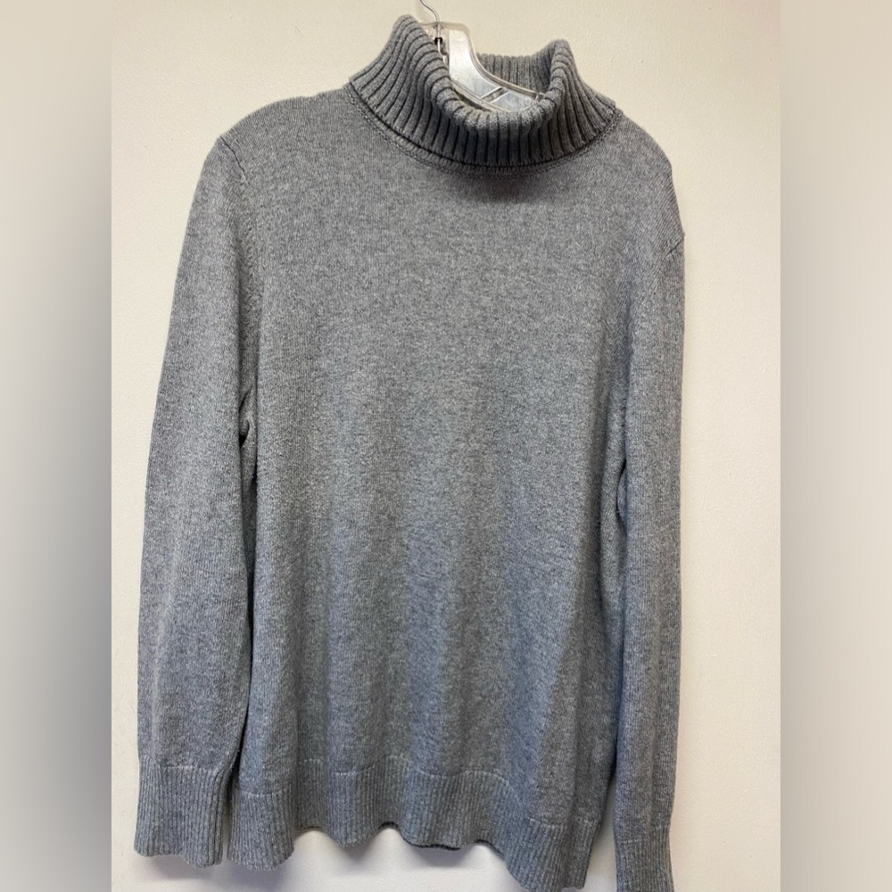 Lands End Women’s Turtle Neck Sweater Size 16W/18W Cotton